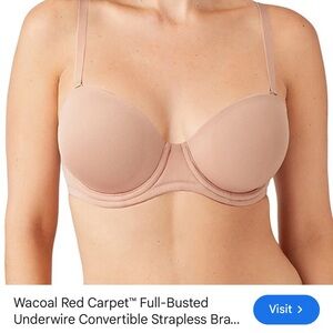Wacoal Red Carpet Convertible Strapless Bra - Tan